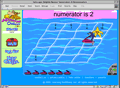 screenshot of Flash web math game