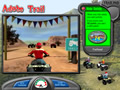 screenshot of CD-ROM 3D driving game